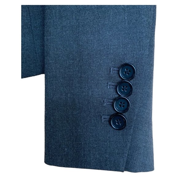 Ann Taylor - Notched One Button Blazer in Seasonless Stretch \ Size 2 - Picture 6 of 7